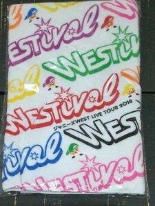 ジャニーズWEST LIVE TOUR 2018 WESTival フェイスタオル