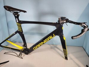 GARNEAU ジェニックス GENNIX A1 ELITE 2020年モデル カーボン ロードバイク M(510)サイズ ブラックカーボン部品取り用フレーム