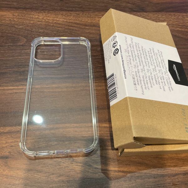 a91 Amazonベーシック iPhoneケースiPhone12 pro max用抗菌仕様 TPU・TPE・PC搭載クリスタルクリーン