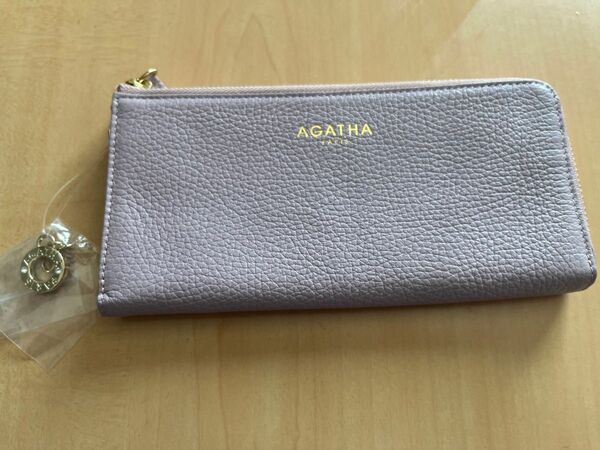 特価　新品・未使用　AGATHA 長財布　くすみピンク