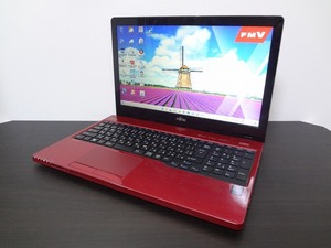 富士通 AH45/U カメラ搭載 Win11/Core i3-5005U/8GB/1TB/Sマルチ/無線/Office