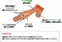 腰痛ベルト W生ゴム骨盤ベルト Ｌ～ＬＬ（コジット）骨盤矯正 骨盤補正 サポーター 腰痛対策_画像3