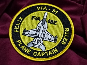 米海軍VFA-31フィリックストムキャッツF/A-18Eスーパーホーネットパッチ（ワッペン）
