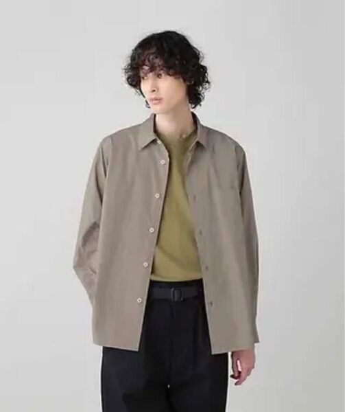 シャツ FINE COTTON LINEN POPLIN マーガレットハウエル