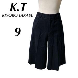 YT0369 100円スタート♪ 【美品】 K.T KIYOKO TAKASE ハーフウールパンツ Mサイズ ガウチョパンツ レディース