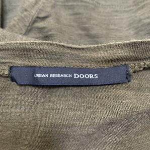 YT0526 100円スタート♪ URBAN RESEARCH DOORS アーバンリサーチドアーズ VネックコットンTシャツ サイズ40 プルオーバーシャツ 半袖の画像10