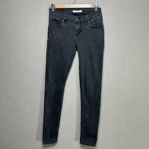 YT0455 Levi's 711 SKINNY JEANS リーバイス 711スキニーデニム サイズ26 ウォーターレス・ジーンズ ストレッチデニム_画像1