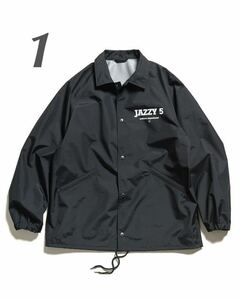 uniform experiment FRAGMENT JAZZY JAY / JAZZY 5 COACH JACKET BLACK 　1 S コーチジャケット