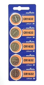 ●安心・信頼の品質●ムラタ（旧ソニー）MURATA（旧SONY） リチウム電池　CR1632×5個