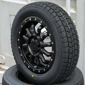 国産 冬タイヤ 155/65R14 新品 タイヤ ホイール セット 4本 GOODYEAR ICE NAVI 8 S500P S510P DA17V DA64V ハイゼット エブリイ