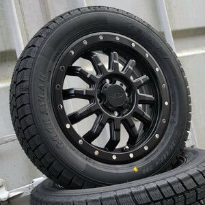 国産 スタッドレス 155/65R14 新品 タイヤ ホイール セット 4本 グッドイヤー アイスナビ 8 S500P S510P DA17V DA64V ハイゼット エブリイ