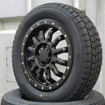 国産 冬タイヤ 155/65R14 新品 タイヤ ホイール セット 4本 GOODYEAR ICE NAVI 8 S500P S510P DA17V DA64V ハイゼット エブリイ_画像1