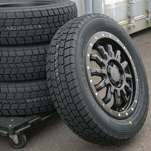 国産 スタッドレスタイヤ 155/65R14 新品 タイヤ ホイール セット 4本 GOODYEAR ICE NAVI 8 S500P S510P DA17V DA64V ハイゼット エブリイ