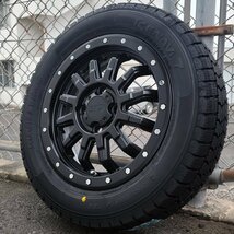 国産 スタッドレスタイヤ 155/65R14 新品 タイヤ ホイール セット 4本 GOODYEAR ICE NAVI 8 S500P S510P DA17V DA64V ハイゼット エブリイ_画像2