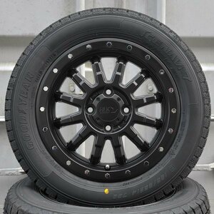 国産 冬タイヤ 165/65R14 新品 タイヤ ホイール セット 4本 グッドイヤー アイスナビ 7 S500P S510P JJ2 ハイゼット ジャンボ NVAN