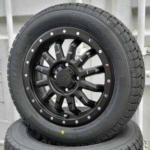 国産 スタッドレスタイヤ 155/65R14 新品 タイヤ ホイール セット 4本 GOODYEAR ICE NAVI 8 S500P S510P DA17V DA64V ハイゼット エブリイ