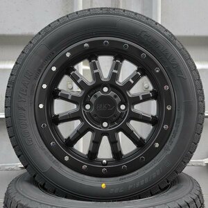 国産 スタッドレスタイヤ 165/65R14 新品 タイヤ ホイール セット 4本 GOODYEAR ICE NAVI 7 S500P S510P JJ2 ハイゼットジャンボ NVAN