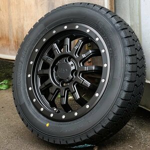 国産 スタッドレスタイヤ 165/65R14 新品 タイヤ ホイール セット 4本 GOODYEAR ICE NAVI 7 S500P S510P JJ2 ハイゼットジャンボ NVAN