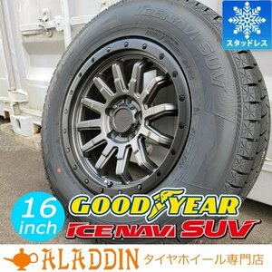 新品 スタッドレス 16インチタイヤホイール 4本セット 国産 GOOGYEAR ICENAVI SUV 215/70R16 225/70R16 RAV4 CX5 デリカ D5 DELICA:D5