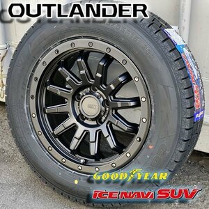 アウトランダー OUTLANDER 新品 スタッドレス 16インチタイヤホイール 4本セット 国産 GOOGYEAR ICENAVI SUV 215/70R16 225/70R16