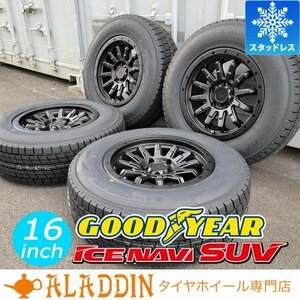 新品 スタッドレス 16インチタイヤホイール 4本セット 国産 GOODYEAR ICENAVI SUV 215/70R16 225/70R16 RAV4 CX5 デリカ D5 DELICA:D5