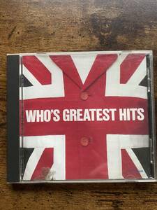 【中古】THE WHO / WHO'S GREATEST HITS CD