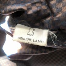 genuine lamb レザージャケット ビンテージ 古着 革ジャン Lサイズ？_画像4