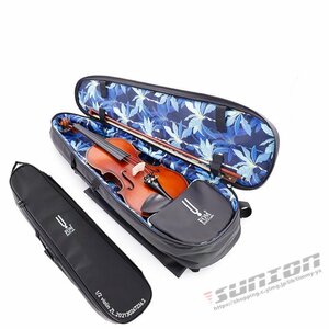 VIOLIN CASE バイオリンケース 楽器 管楽器 オックスフォード 軽量 防撥水 ケース 長方形 3WAY リュック ショル