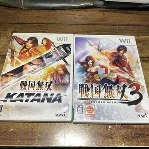 送料無料　戦国無双KATANA 戦国無双KATANA3 wiiuでも遊べます