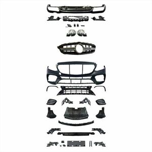 【新商品】W213 前期 E63仕様　フロント・グリル・ディフューザー・マフラーカッター　BODY KIT ボディーキット 社外品　W213E63-4