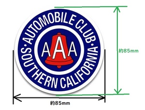 ステッカー AAA トリプルA 南カリフォルニアの自動車クラブ USDM ローライダー ミニトラッキン エアサス ハイドロ 北米