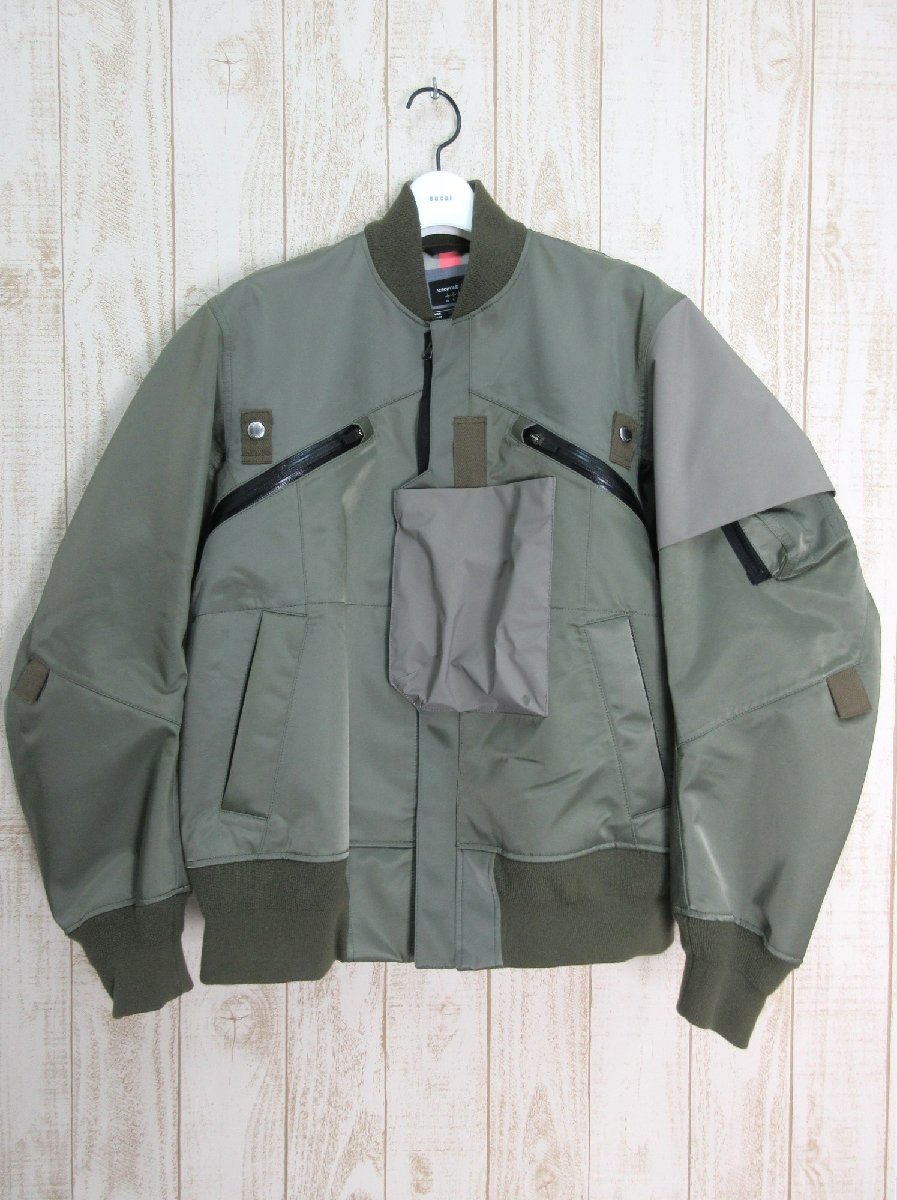 Yahoo!オークション -「sacai ボンバージャケット」(サカイ) (さ Yahoo!オークション -「sacai ボンバージャケット」(サカイ) (さ