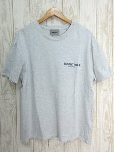 ESSENTIALS Fear of God/エッセンシャルズ：半袖Tシャツ カットソー FOG グレー サイズS メンズ/中古/USED