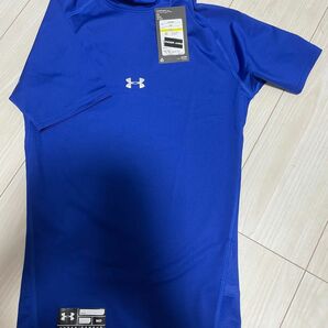 UNDER ARMOUR アンダーアーマー コンプレッション 半袖 MD 青 ブルー 新品未使用 タグ付 定価¥3,080 野球