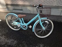 女の子用自転車 ミヤタ　V-sign Jr　24インチ　CRV24A12　中古品　個人出品　使用期間少　程度良し　小学生中高学年向け　_画像1