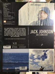 CD3枚 Jack Johnson Brushfire Fairytales, En Concert, (+From Here To Now To You)