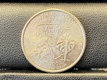 アメリカ　25セント硬貨　クオーター ドルコイン1999年 2000年 2001年 ミントマーク P D 混合 計9枚 古銭 硬貨外国コイン　様々な絵柄★602_画像7