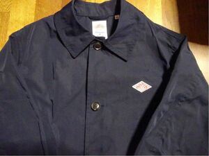 美品 DANTON ダントン ステンカラーコート 40 ネイビー ナイロン DOUBLE CLOTH BAL COLLAR COAT JD-8916PDF