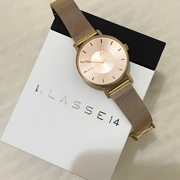 KLASSE14 メッシュベルト クラス14 Rose gold mesh 36㎜　腕時計 うでどけい　時計　ローズゴールド