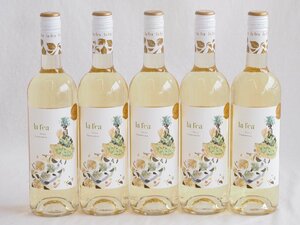  Spain gold . winning 5 pcs set ( white wine la*fea* vi ula* car rudone..) 750ml×5ps.