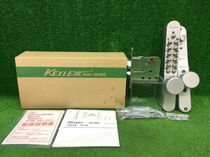 ※未使用品 長沢製作所 NAGASAWA キーレックス 800シリーズ ボタン鍵 錠 30～45mm K803TN AS