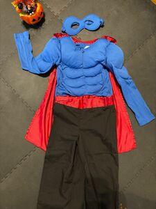 レア　GYMBOREE マッスルマン　7-8歳　ムキムキ　スーパーヒーロー　オリジナル　ハロウィーン　コスチューム　衣装