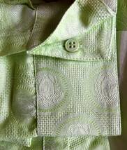 ■ GIANNI VERSACE ジャンニ・ヴェルサーチ シャツファクトリー製 メデューサ 透かし織柄 高級ドレスシャツ 未使用_画像7