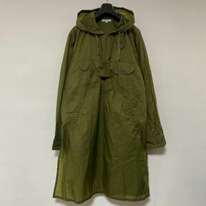 美品 Engineered Garments hooded long bush shirt M nylon エンジニアード ガーメンツ フード パーカー ロング シャツ ナイロンジャケッ