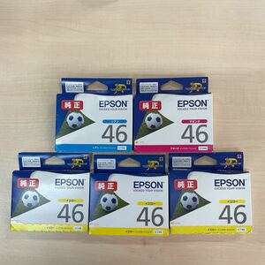 ◎(A1046)未使用★EPSON エプソン プリンタ IC46系 インクカートリッジ 3色 まとめ売り★メーカー純正品 5個★ICY46/ICM46/ICC46