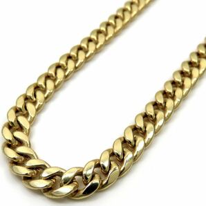 10K yellow gold Miami cuban link chain マイアミキューバン チェーン ゴールドチェーン 喜平 10金の画像1