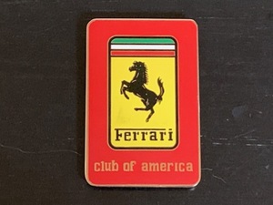 Ferrari Club of America Car Badge Grill Badge Редкий