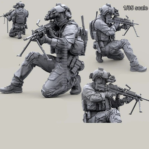 [ scale 1/35] resin resin figure kit American special squad modern soldier action night vision goggle not yet painting unassembly 