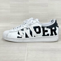 【YU-95】中古　ADIDAS / アディダス　スーパースター　スニーカー　SUPERSTAR　ホワイト　メンズ 29cm_画像2