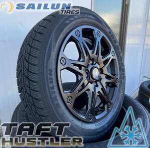 即納 タフト デリカミニ スペーシアギア スタッドレス SAILUN WSL2 165/65R15 タイヤホイールセット 15インチ 4本セット